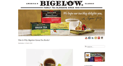Desktop Screenshot of bigelowteablog.com