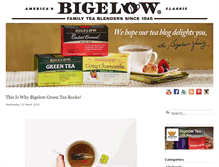 Tablet Screenshot of bigelowteablog.com